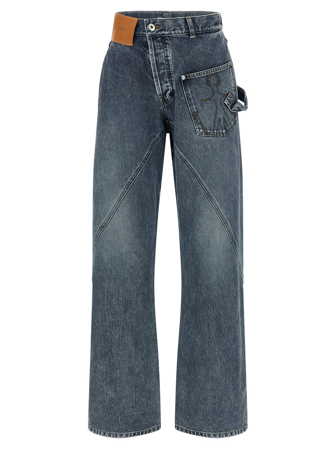 J.W. Anderson Twisted Workwear Jeans - Blue | f869ff7a93ab189b47cd4285b4075f8280bb7445