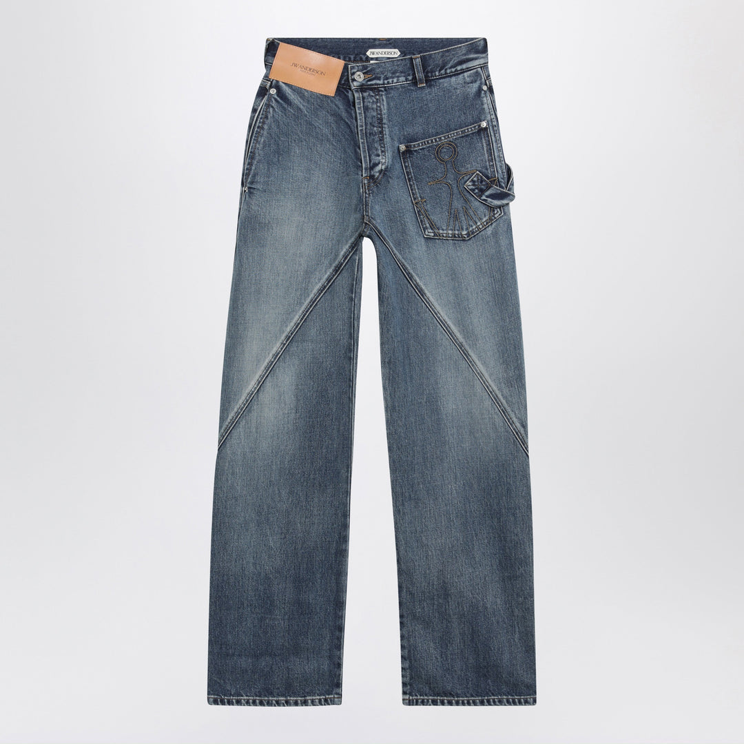 Jw Anderson Pants - Blue | 124d2964ceed191dcfb81c25965ff71a61d500ff