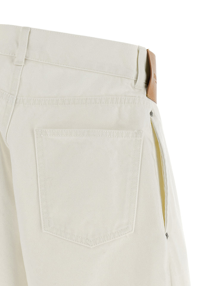 J.W. Anderson Twisted Workwear Jeans - White | 794d26b377cb89c1413d6a6067628253c3d63842