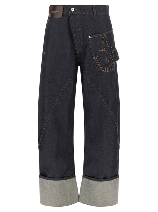 Twisted Workwear Jeans Blue