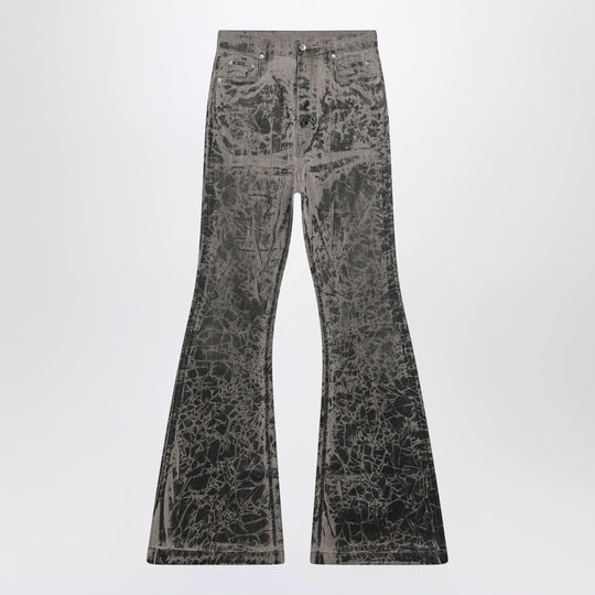 Concordians Bolan Bootcut High-Rise Jeans In Black Denim