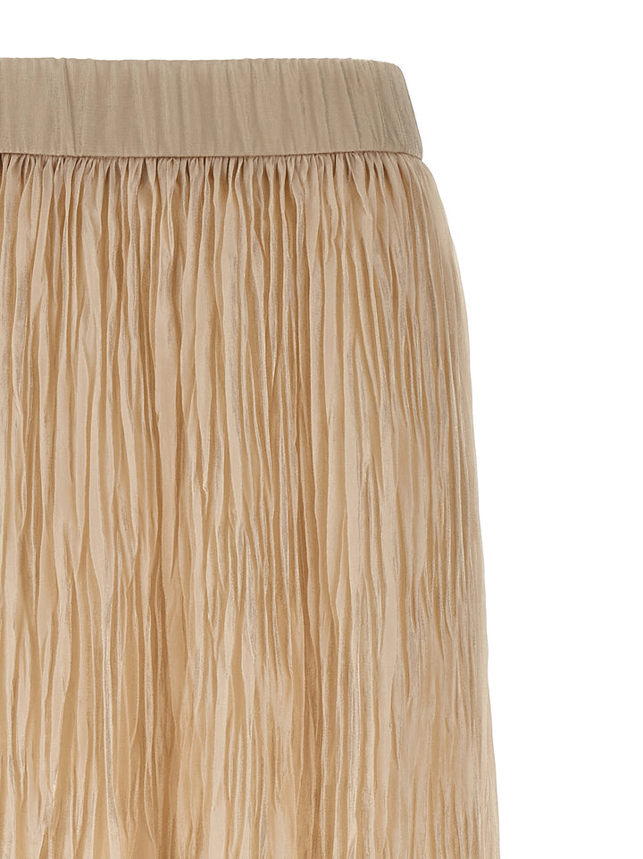 Peserico Pleated Skirt Skirts - Beige | cb2289a9140e8b37896d0c36b5d8c3d0ea1e25f0