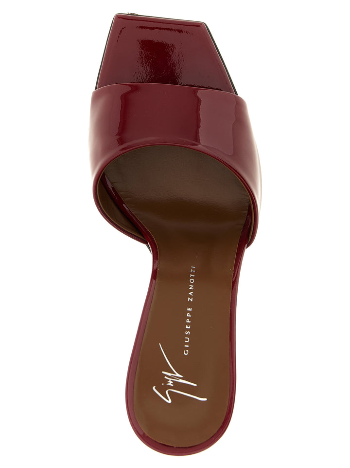 Giuseppe Zanotti Mya Sandals - Bordeaux | 33c9edaf90239e27dfbe3dc35a9ff5d64bd191ce