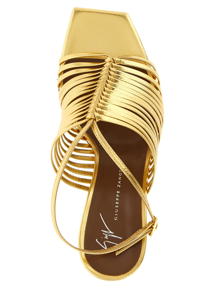 Giuseppe Zanotti Savoia Sandals - Gold | 2e0336d362778653dd984e8c76373a691dddc9a8