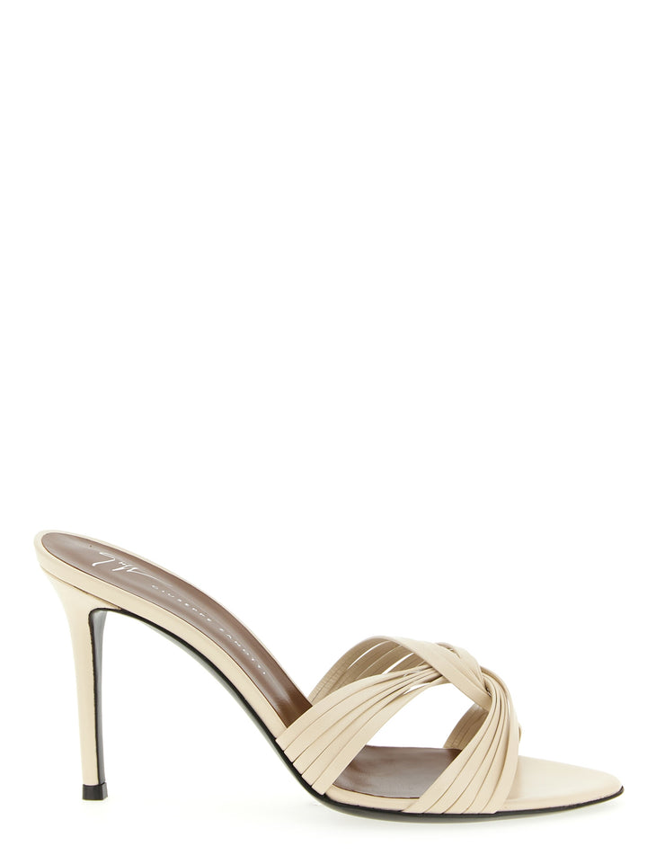 Giuseppe Zanotti Clandestino Sandals - White | 4402923e3d98e92491ca42bfc788b2e9b07fb7fd