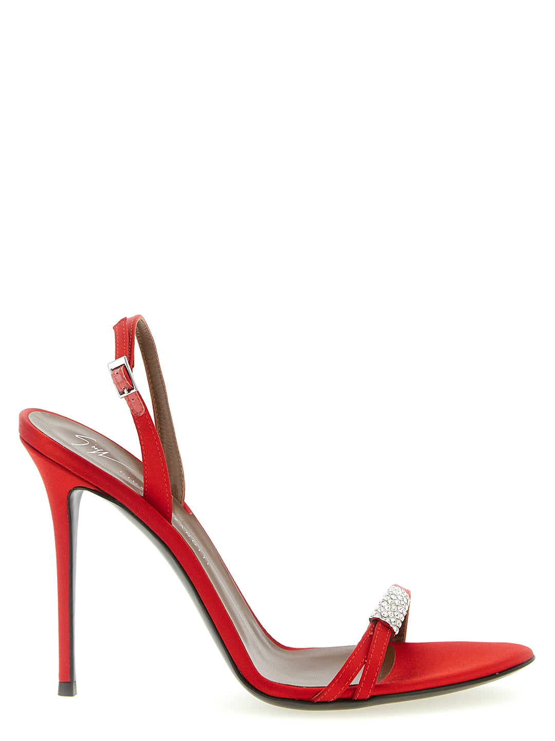 Giuseppe Zanotti Lena Crystal Sandals - Red | 425c76fcdc7683ff3ae498b0981635fc403a997e