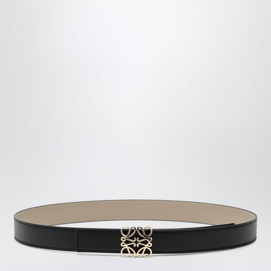 Black/Clay Reversible Anagram Belt