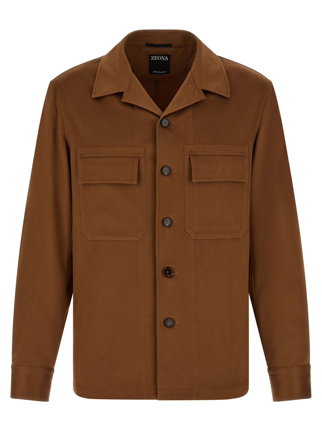 Zegna Oasis Cashmere Overshirt Shirt and Blouse - Brown | 82dd472f5ce0ee83c236585f711a276e697a8014