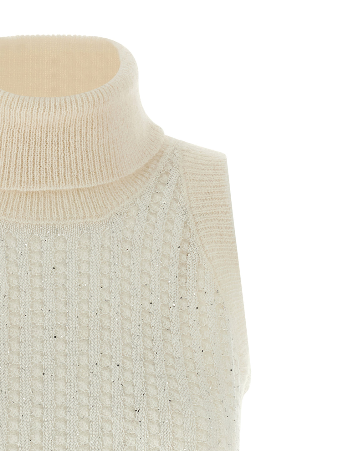 Peserico Tricot Sweater Sweaters and Cardigans - White | f3ee51cf4963d1632f1f9a7df0c7b92b2d78e3b9