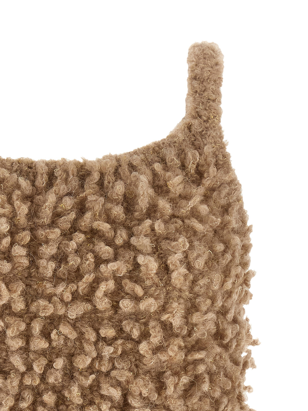 Peserico Bouclé Top Tops - Beige | 97e8665da01e2e974c883047d0c3cb64e229c16c