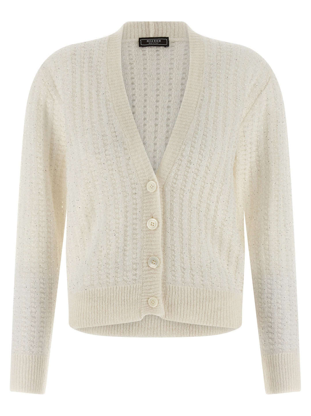 Peserico Tricot Cardigan Sweaters and Cardigans - White | 152b9257c1319370ab29cb62c9ba718547d64cfe