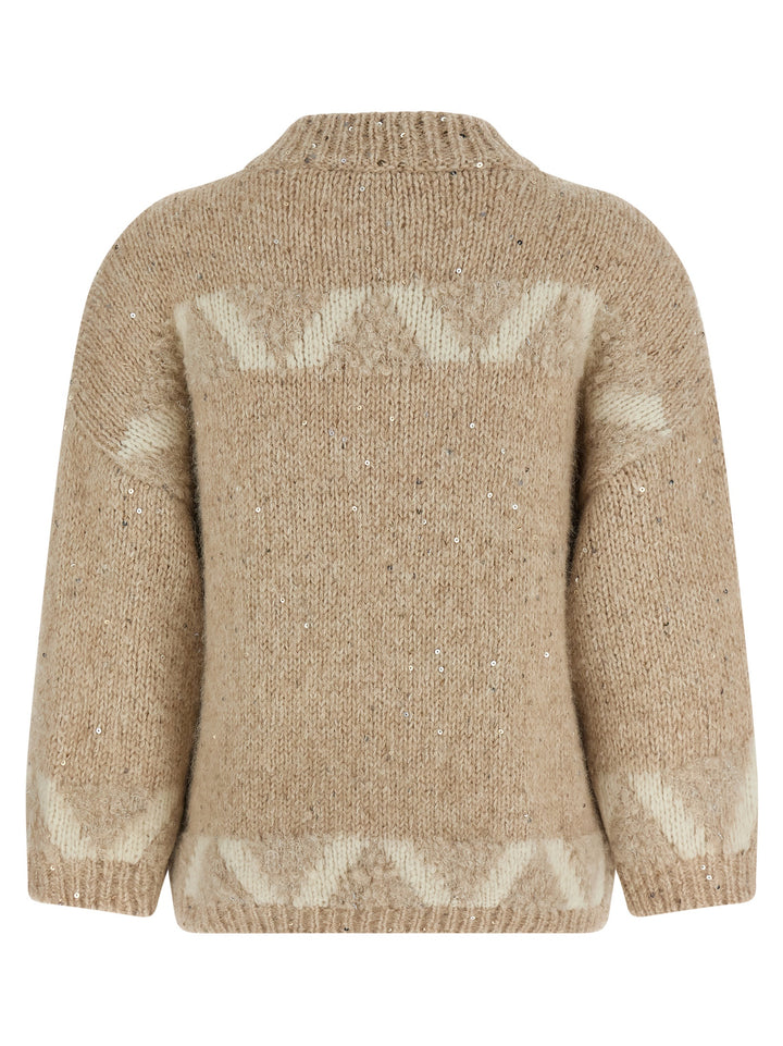 Peserico Punto Luce Sweaters and Cardigans - Beige | 038e2bcbe544975d86c5e2e48610a1cc4033948c