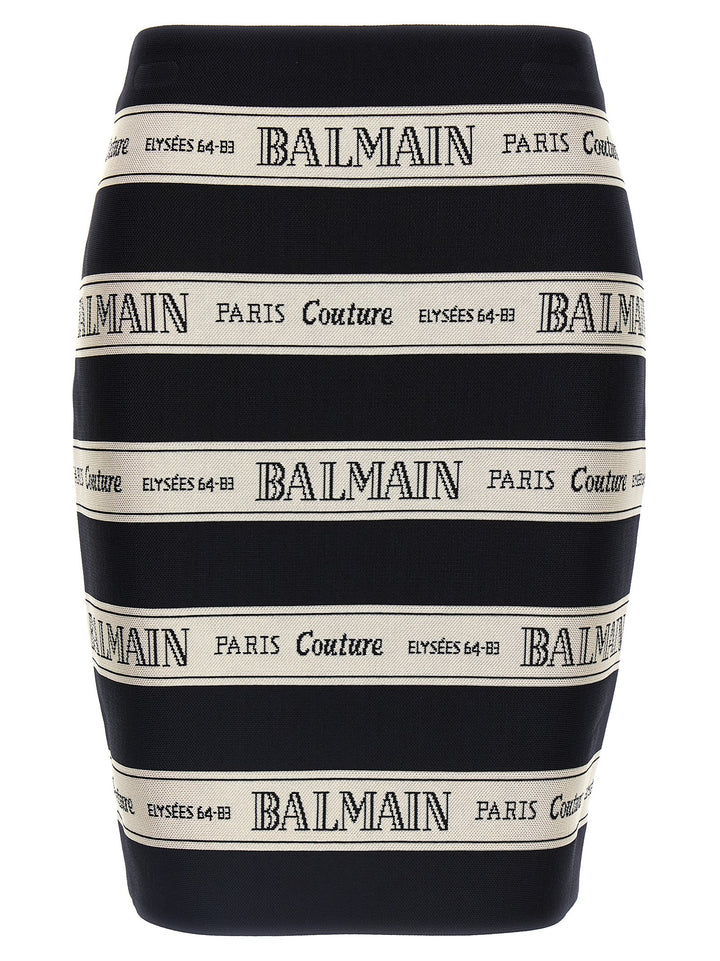 Balmain Nastro Balmain Skirts - Black | 3af093629292e7850b7f06aed74ebbb0424305f6