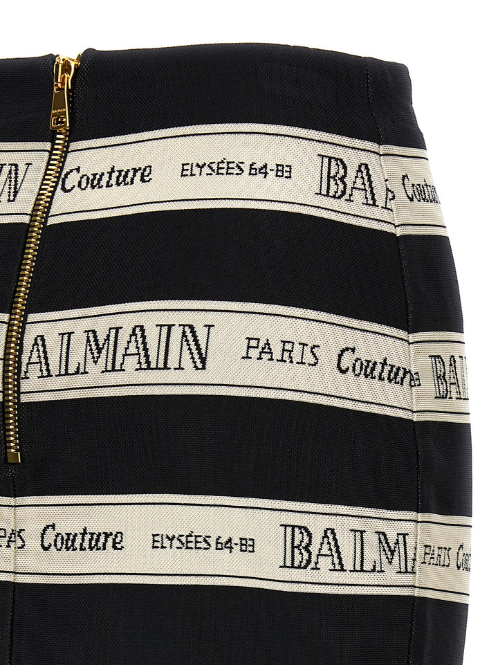 Balmain Nastro Balmain Skirts - Black | bb43de1a4f750b3788a3b561813362c4f87b3833