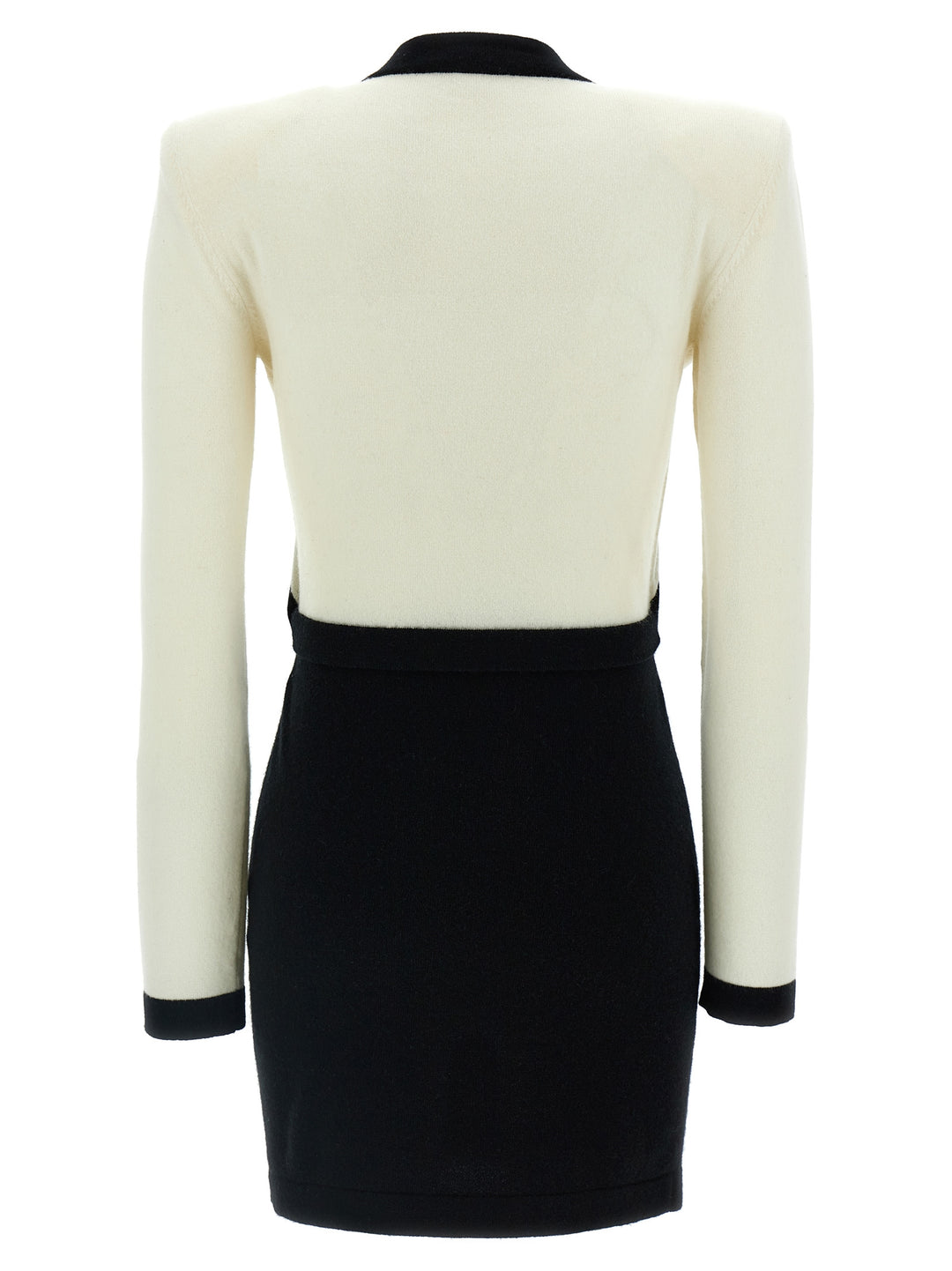 Balmain Filo Leone Catena Dresses - White/Black | d9bb5eb234fc334107d4b2274f74ff578013a0b1