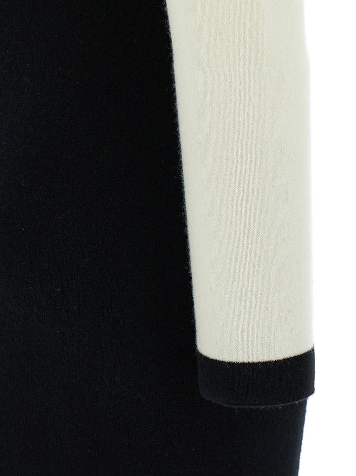 Balmain Filo Leone Catena Dresses - White/Black | bcab68c2d0efab1a0305148dd3a1750b7553a418