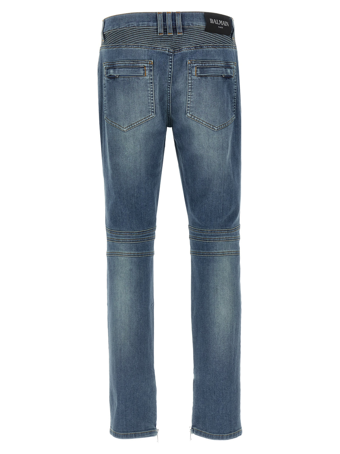Balmain Biker Jeans - Blue | 4aab507fc59f40a68cf44a0cbebfdb336f2a231f