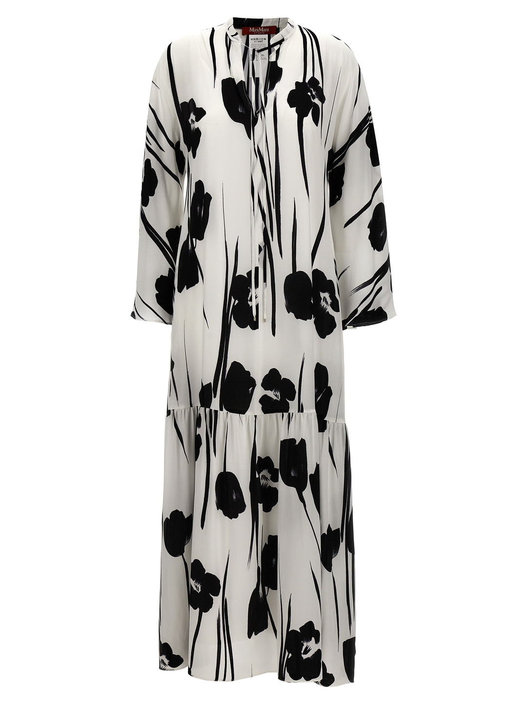 Max Mara Studio Eles Dresses - White/Black | 9d3b780c96cc6437515523359d38e79b97a94213