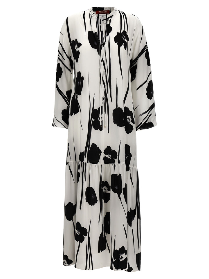 Max Mara Studio Eles Dresses - White/Black | 9d3b780c96cc6437515523359d38e79b97a94213
