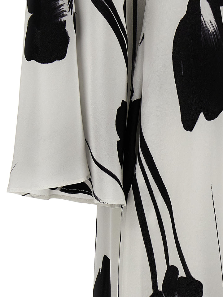 Max Mara Studio Eles Dresses - White/Black | e4e1390c23062d10c79eaf2db8cfe3887333de1d