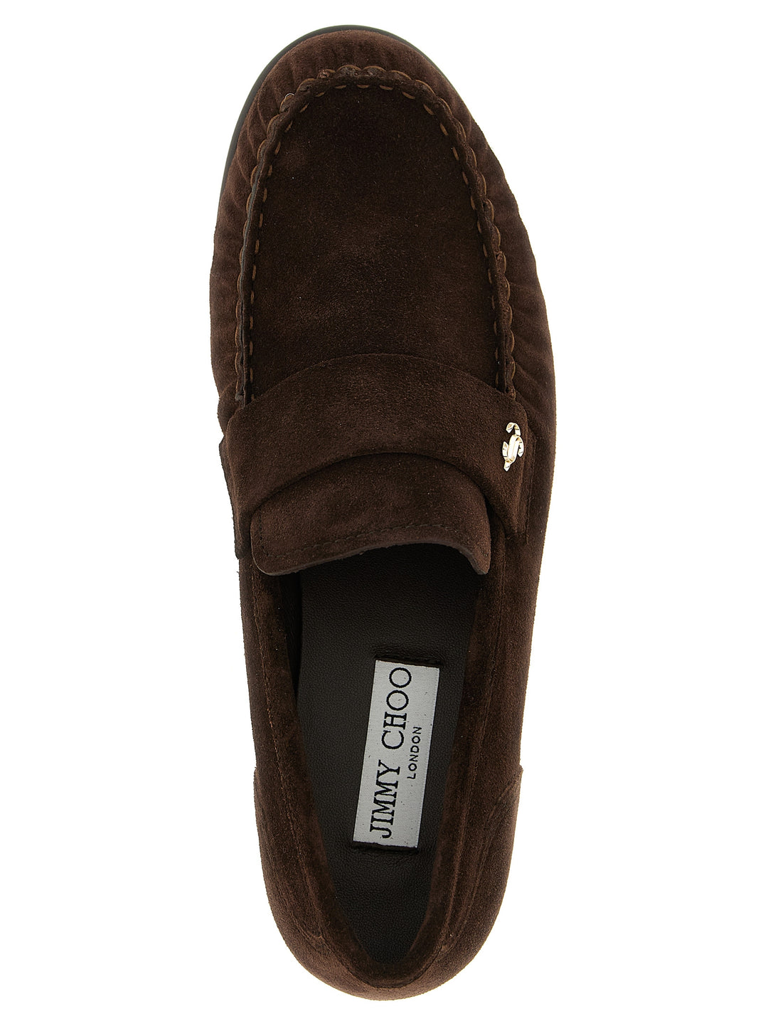 Jimmy Choo Ellis Loafers - Brown | 396a1d91ea1bae838bd3fe107639eecc4dd78202