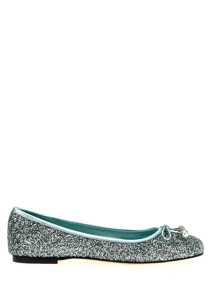 Jimmy Choo Elme Flat shoes - Green | a7b825a360b427a5ff994215939e5790bfbd0fd7