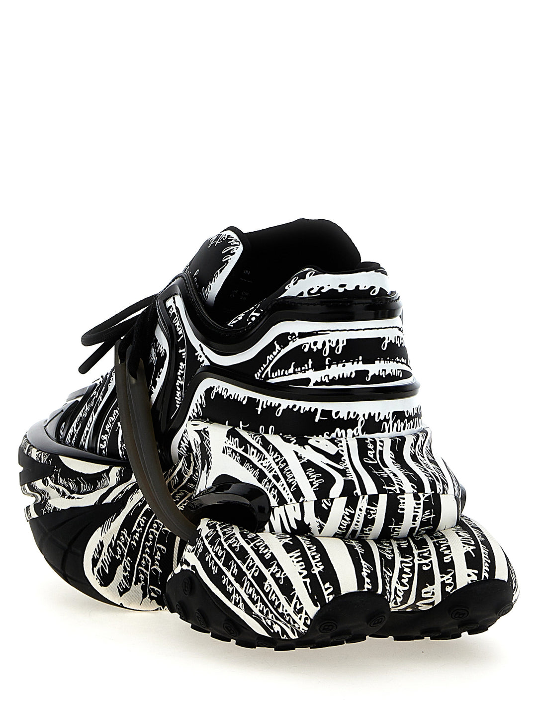 Balmain Unicorn Sneakers - White/Black | 73cdbc6d7b3fba6b96d399eef3fa1acd849c4fff