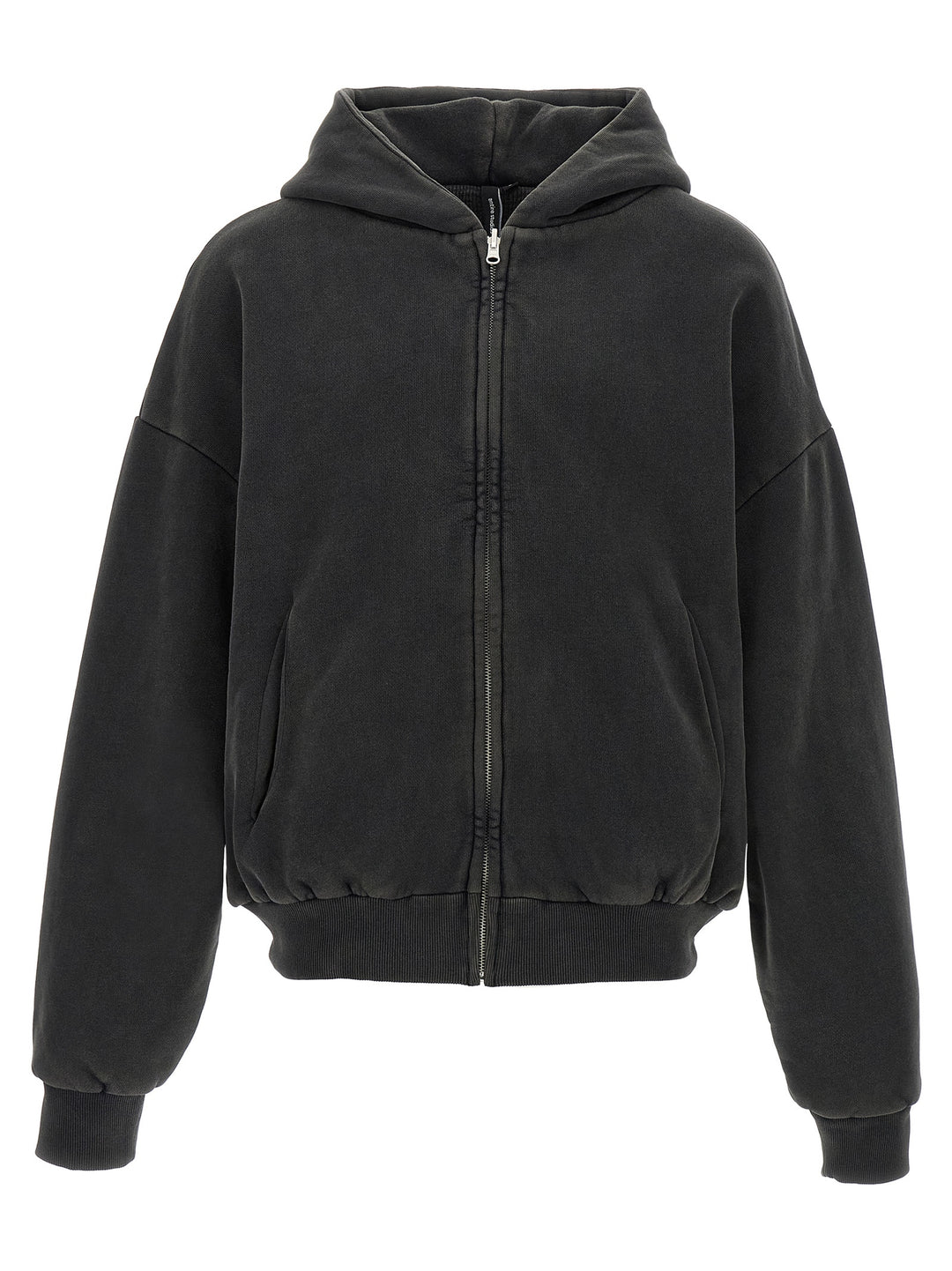 Entire Studios Thermarl Hood Washed Sweatshirt - Black | 7611bb035667a8bb148b6f9ef91ced35439c4b05