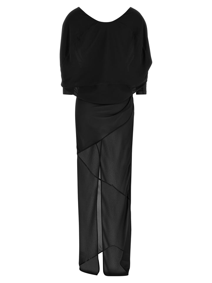 Entire Studios Asymmetrical Skirt Dress Dresses - Black | 42023eec72379f6c03a3463503968b8885643ed3