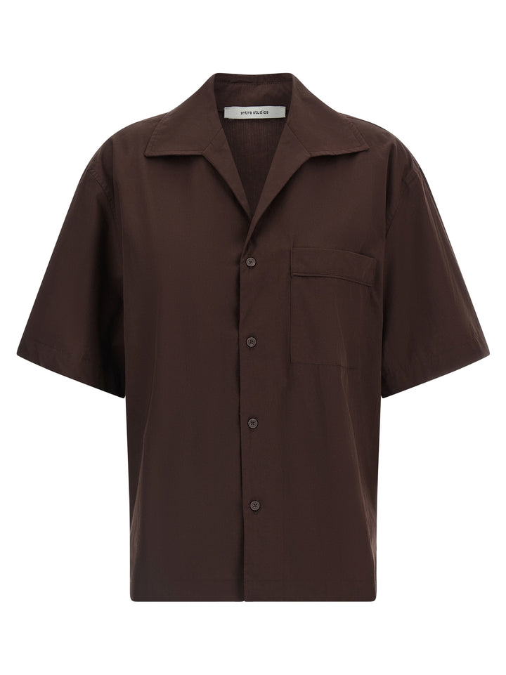 Entire Studios Pajama Shirt and Blouse - Brown | bca305c5d5e1bed8a2f6ed04abe81e7797bbbf76