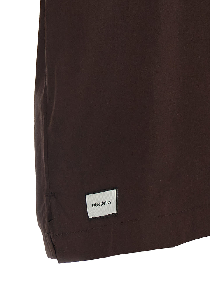 Entire Studios Pajama Shirt and Blouse - Brown | 68daf94bcb100f88a662fb5e1ce0ed9281e2eff1