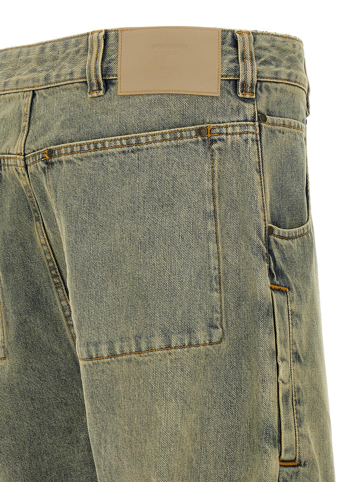 Entire Studios Gem Surface Wave Jeans - Yellow | 61a786e0464fc03d5e260a52dad57022283e38dd