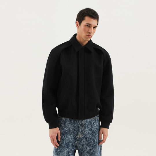 Magic Bomber In Blue Wool