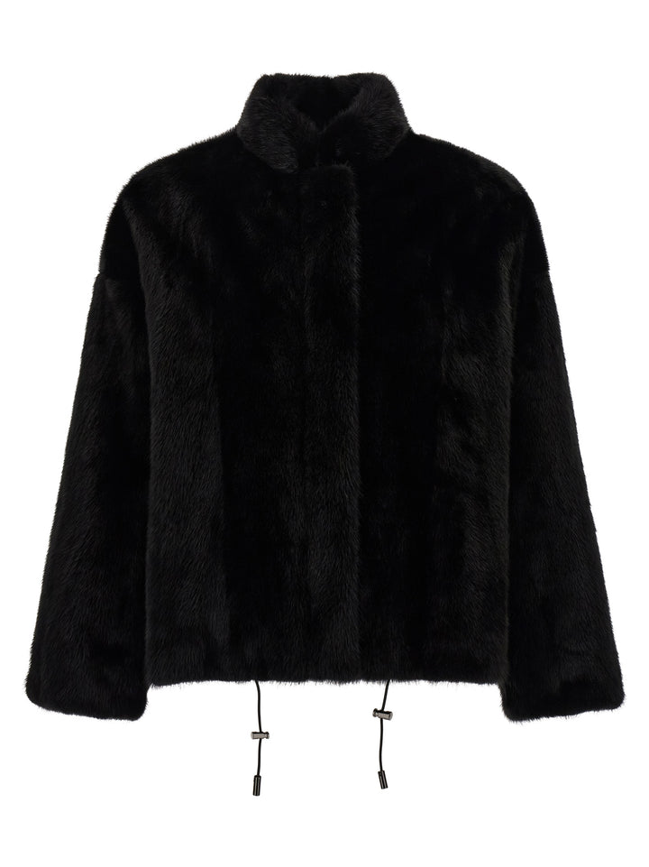 Simonetta Ravizza Urra Fur - Black | 4ea6b5bddad0b9c04a8342629823f6d1908f0535