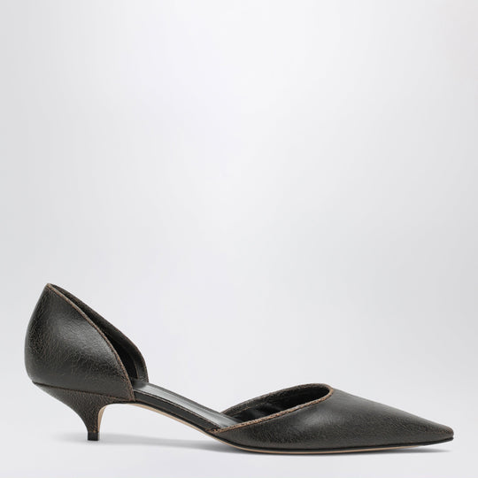 Liisa D'orsay Pumps In Dark Brown Suede