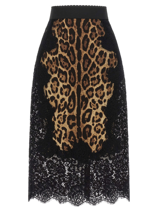 Animalier Skirt Skirts Multicolor