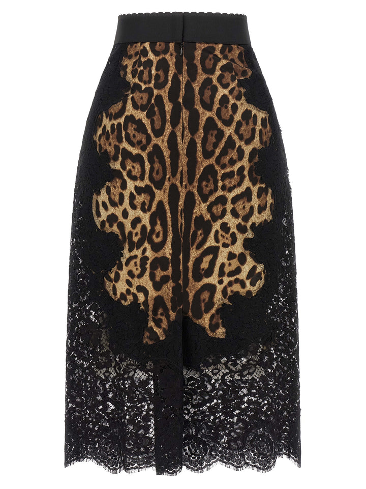 Dolce & Gabbana Animalier Skirt Skirts - Multicolor | 8ae0d279bae9066f8b8e5e82c8d216fc5d379cb4