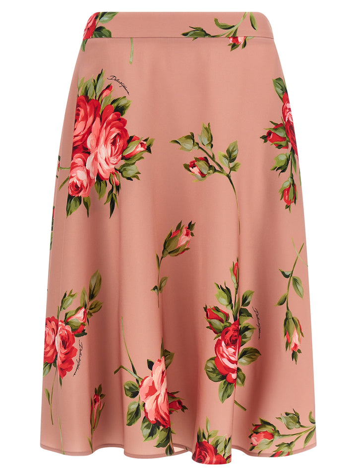 Dolce & Gabbana Bouquet Rose Skirts - Pink | 0d99f4bd1d05e58a2657cd3e2ca9b82807c895e1