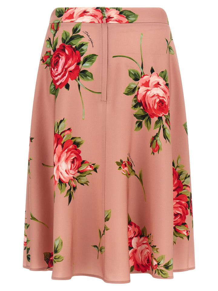 Dolce & Gabbana Bouquet Rose Skirts - Pink | 08e4004f76c41555ec91823433f8f45b0990fca3