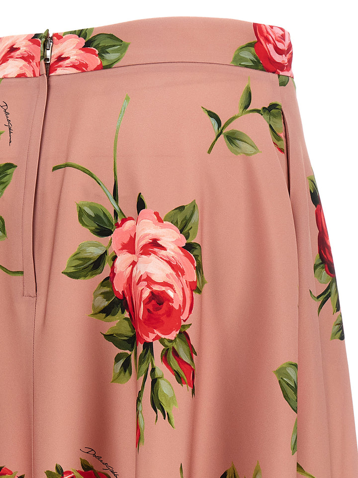 Dolce & Gabbana Bouquet Rose Skirts - Pink | 2eaed630e10b2ecd1fe66ecd55315c3cebe6f37c