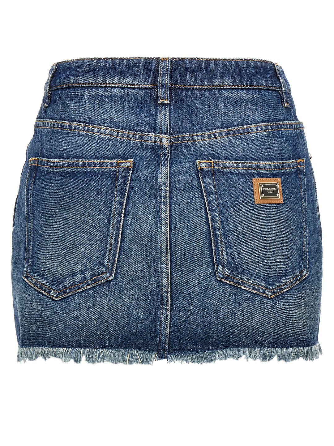 Dolce & Gabbana Denim Mini Skirt Skirts - Blue | 00dcd57d8e6e16bc5e4b89b5932ef3e27261150a
