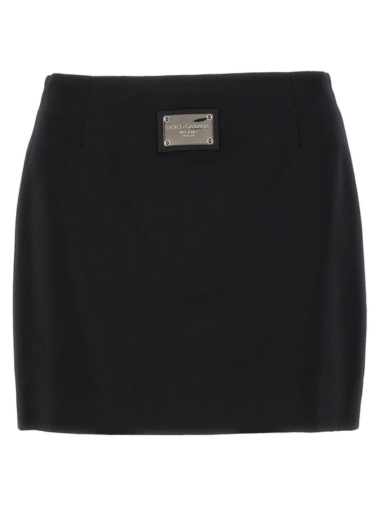 Black Sicily Skirts Black