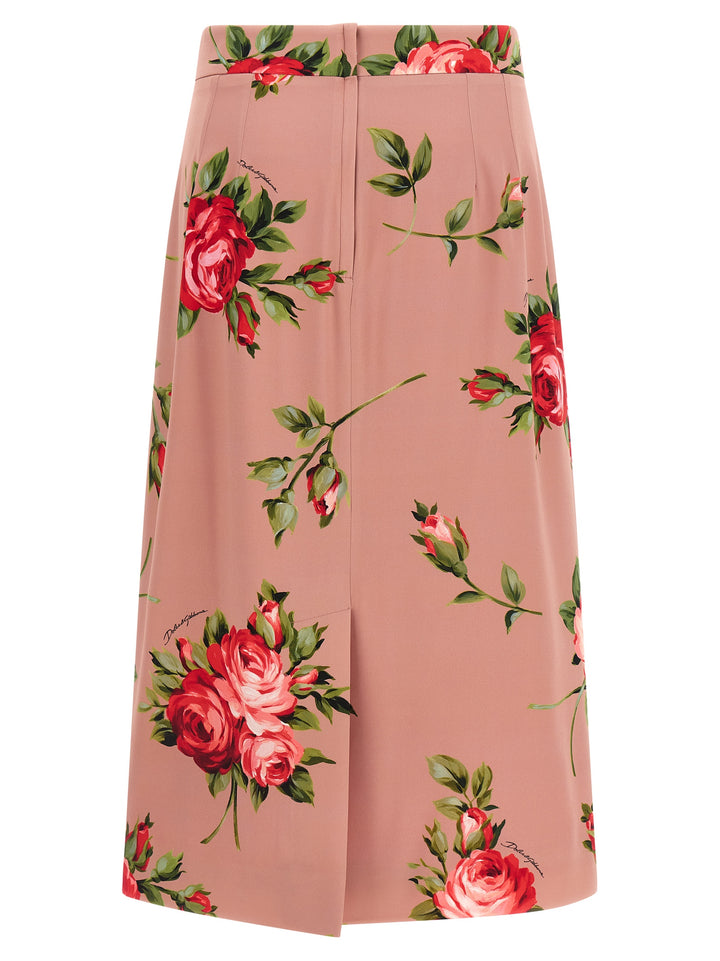 Dolce & Gabbana Bouquet Rose Skirts - Pink | c52cd92bfee5fb4ab3fbd4ff31f644c669ae6a1f