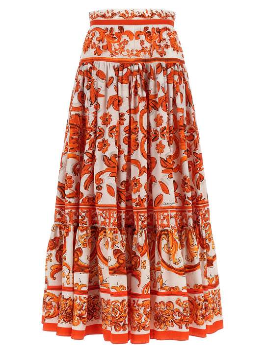 Maiolica Skirts Orange