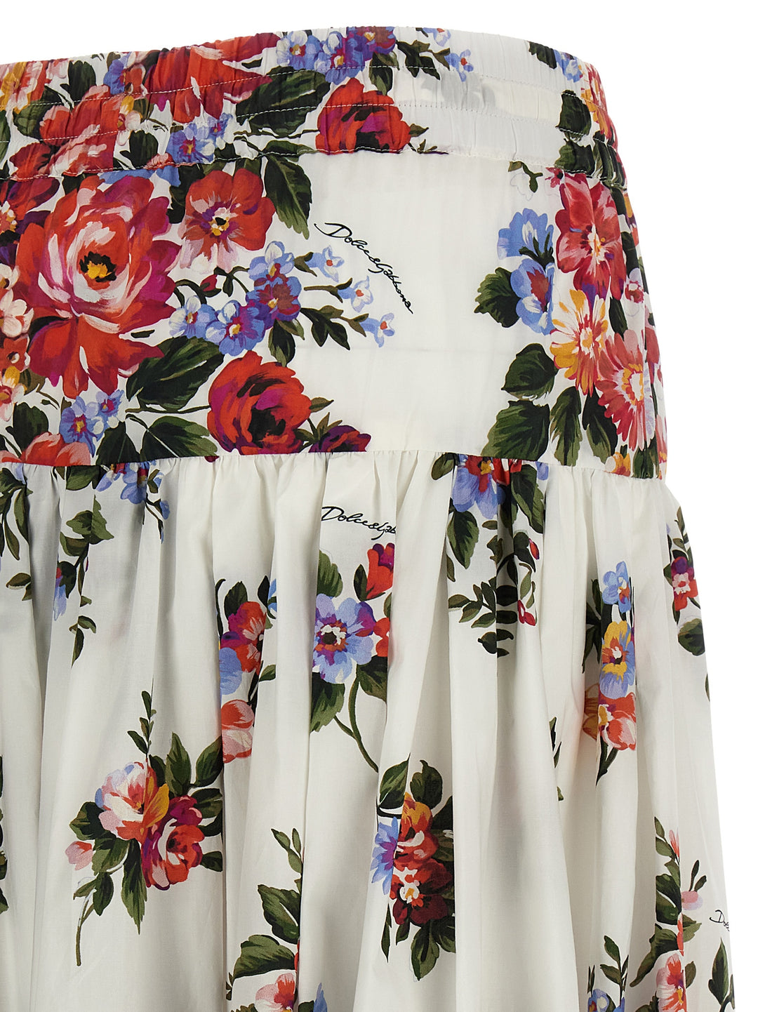 Dolce & Gabbana Mazzo Di Fiori Skirts - White | cd4b942a52772557aa854ccf2f2cf4aaf061bdf6