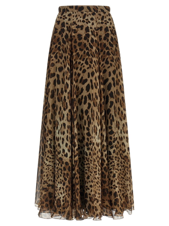 Dolce & Gabbana Leo Skirts - Brown | aa877f4606ea2f705a6612b1096a5115db55deec
