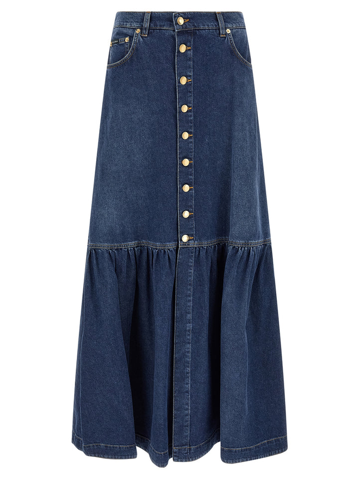 Dolce & Gabbana Denim Skirt Skirts - Blue | d1d441c9715ea8a272582c5bc7c930214515f7f2
