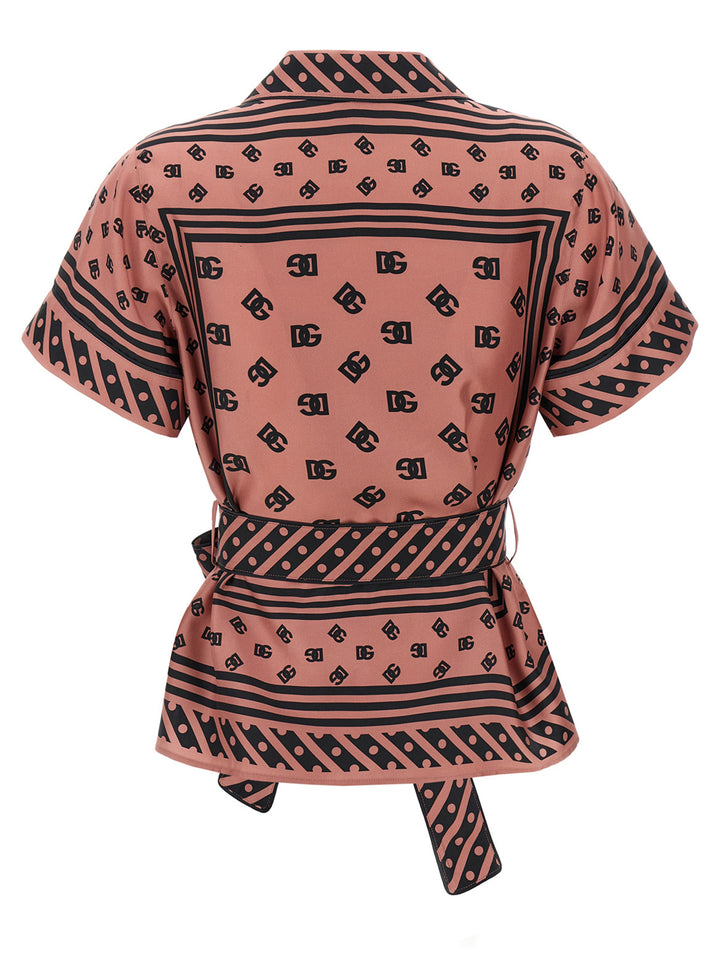 Dolce & Gabbana Silk Shirt Shirt and Blouse - Pink | 409fb84d32a68cc75d59a71d04154d7207148961