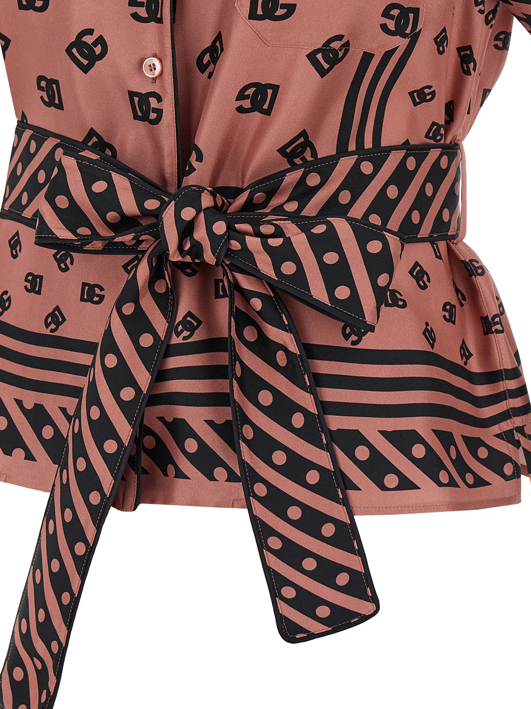Dolce & Gabbana Silk Shirt Shirt and Blouse - Pink | 4adbfd566cfa3cb33e06259714af98b5eb3dcfad
