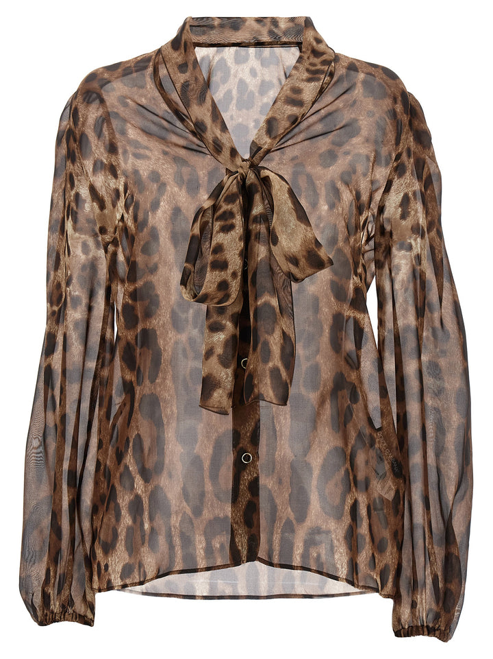 Dolce & Gabbana Animal Shirt Shirt and Blouse - Multicolor | eda8d4db01d7a1a4ed5a205c10fd09ade0580d8e